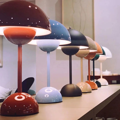 Mushroom LED Tafellamp Oplaadbaar Touch Nachtlamp Sfeerverlichting Slaapkamer Design Lamp