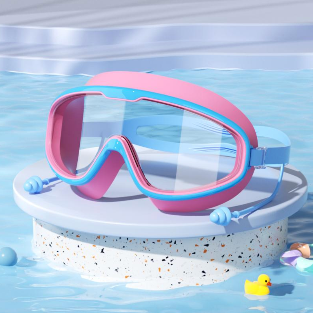 AquaVision - Zwembril Kinderen - Met Oorbescherming & Heldere Zicht