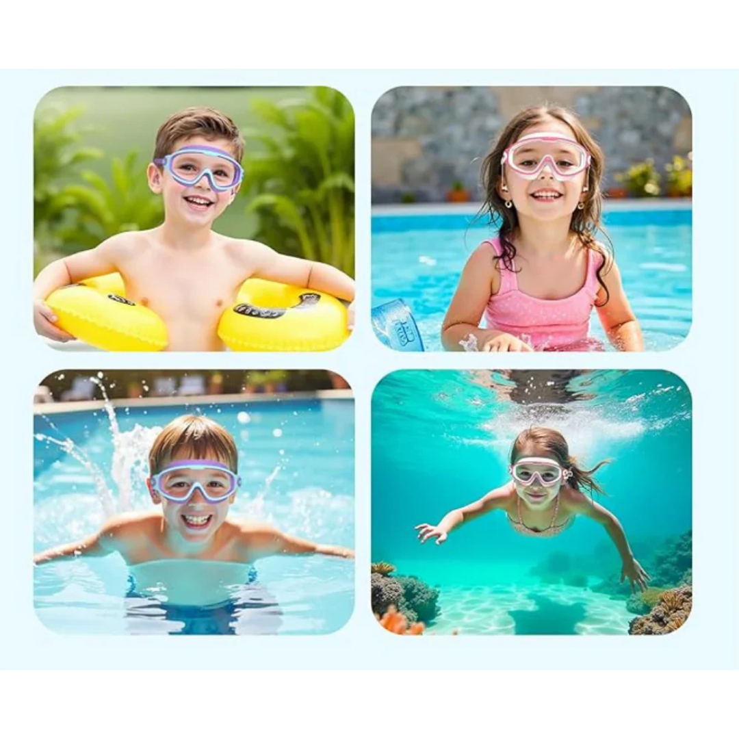 AquaVision - Zwembril Kinderen - Met Oorbescherming & Heldere Zicht