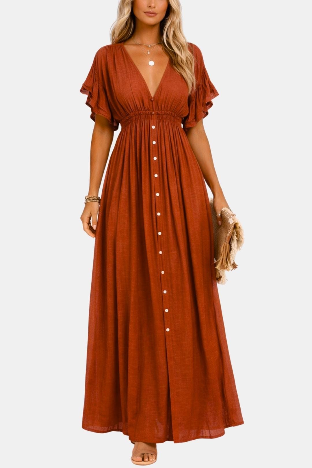 Myra - Light Flowing Beach Summer Dress