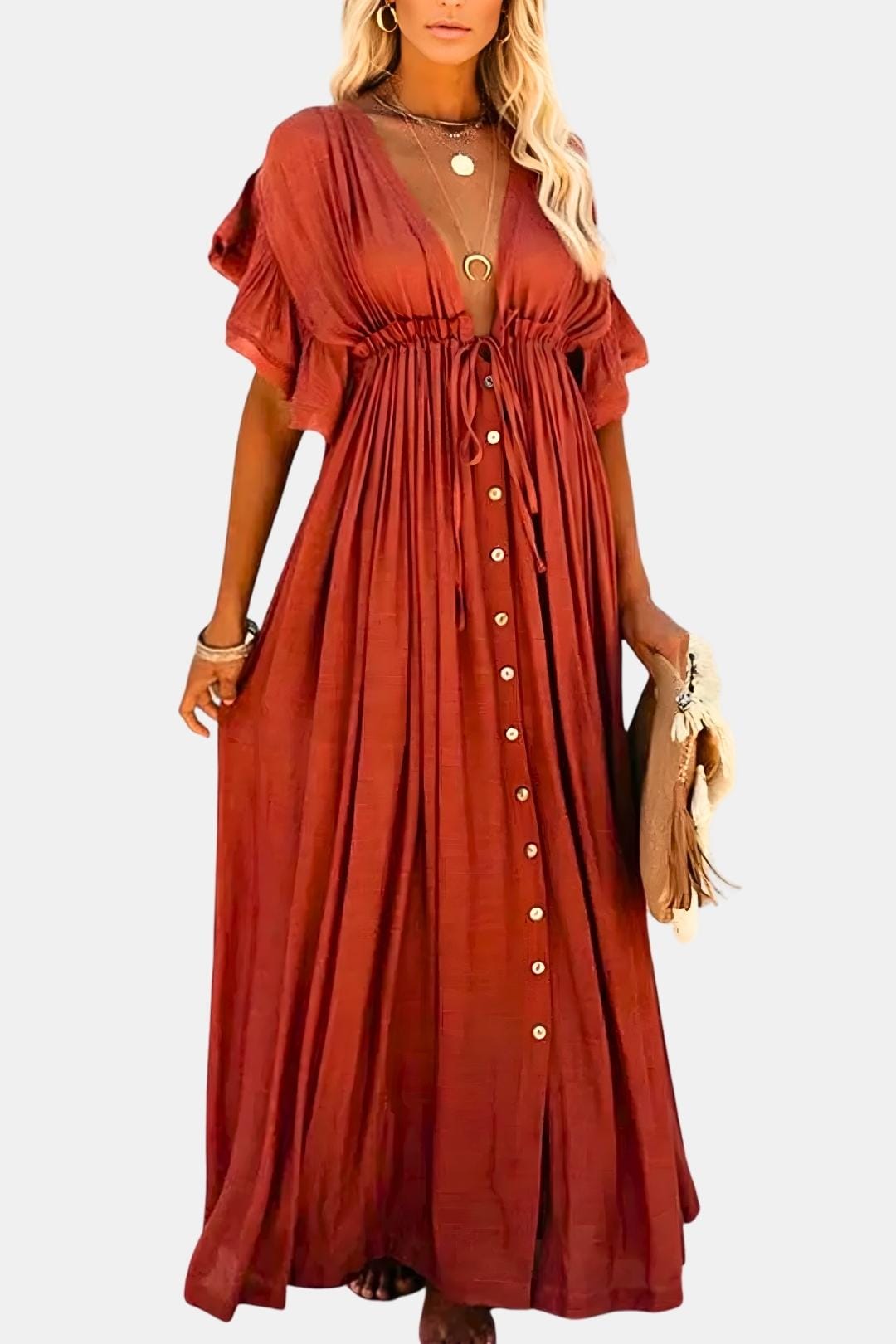 Myra - Light Flowing Beach Summer Dress