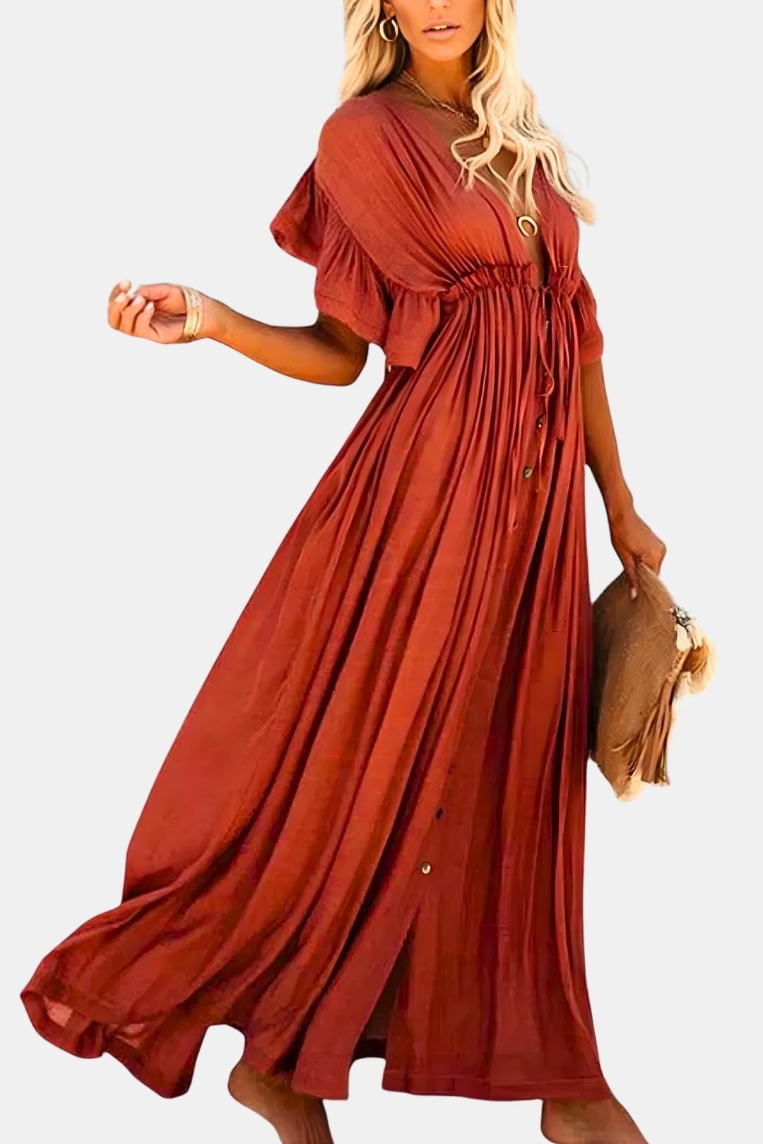 Myra - Light Flowing Beach Summer Dress