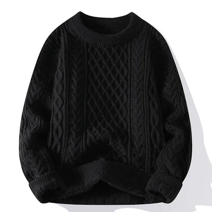 Textured Crewneck Sweater for Men - Image 11