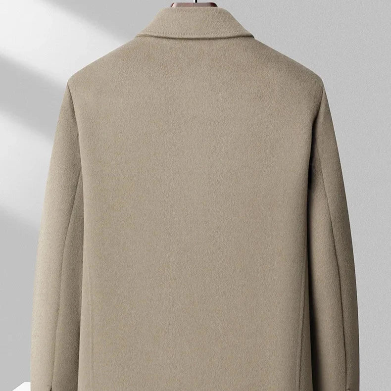 Chaqueta de Mezcla de Lana para Hombre | Diseño Clásico Elegante