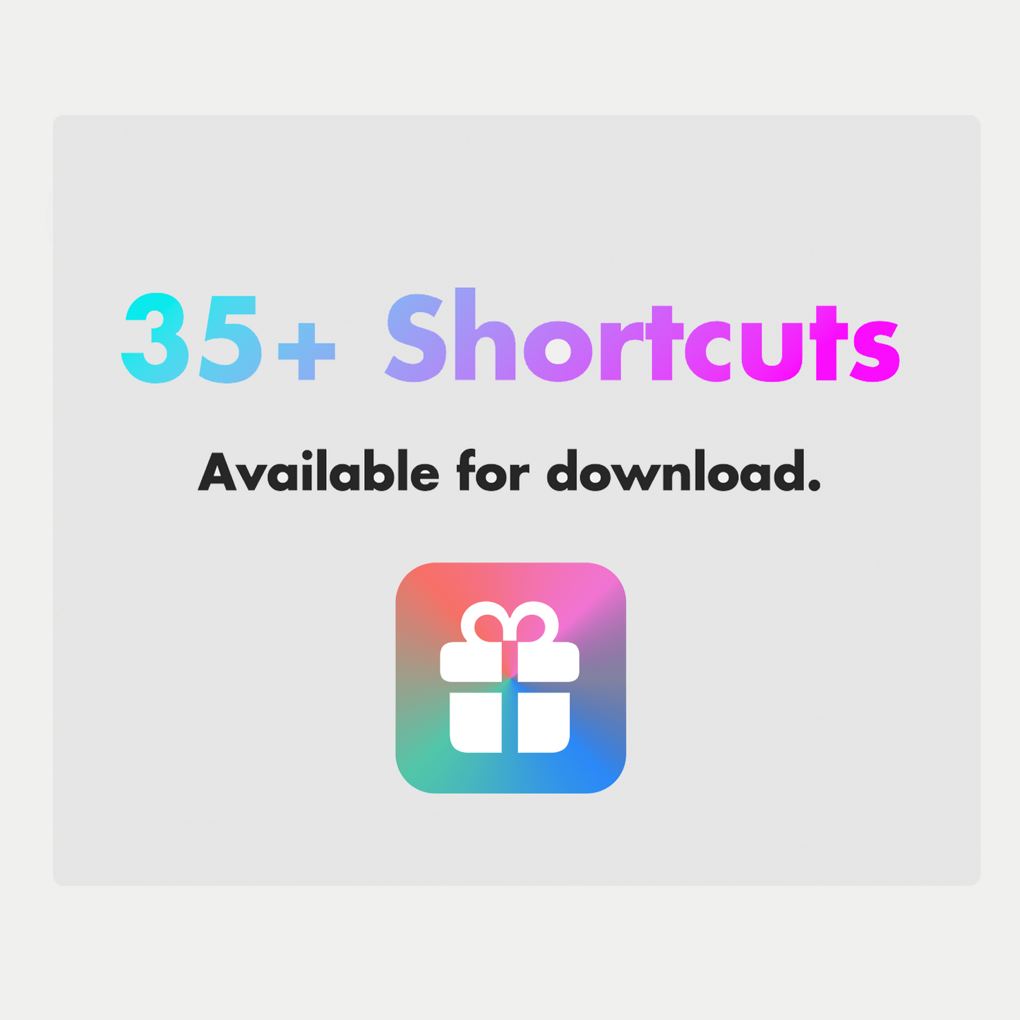 Shortcuts Library (iOS)