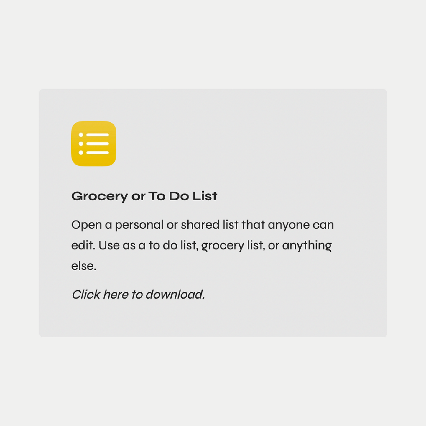 Shortcuts Library (iOS)