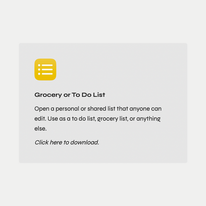 Shortcuts Library (iOS)