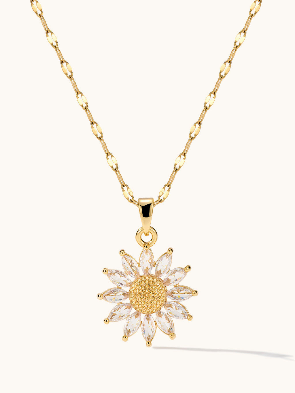 Tournesol – Collier en or éclatant