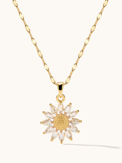 Tournesol – Collier en or éclatant