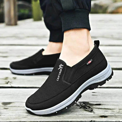 Women's Orthopedic Leather Slip On Walking Shoes