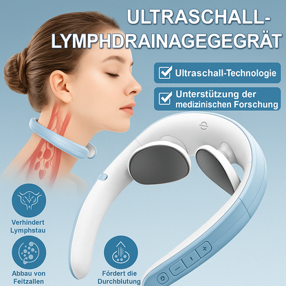 Appareil de massage cervical | Drainage lymphatique ultrasonique | Aide au massage sans fil