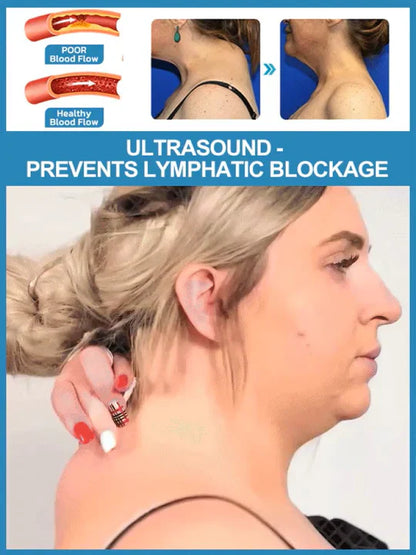 Appareil de massage cervical | Drainage lymphatique ultrasonique | Aide au massage sans fil