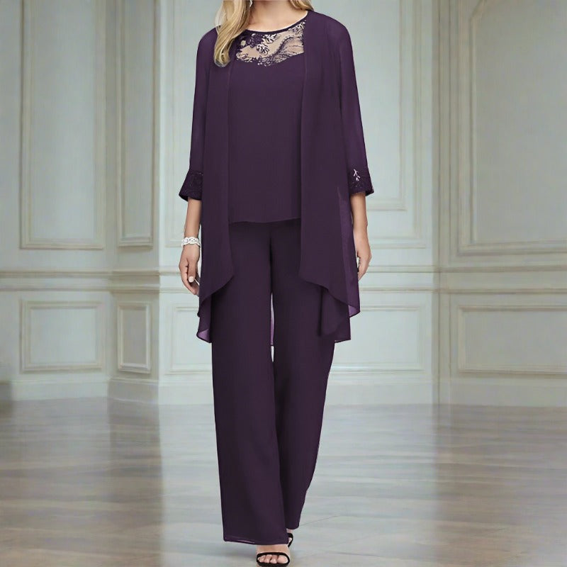 Vivianne – Damen Set Dreiteilig Elegant Modern