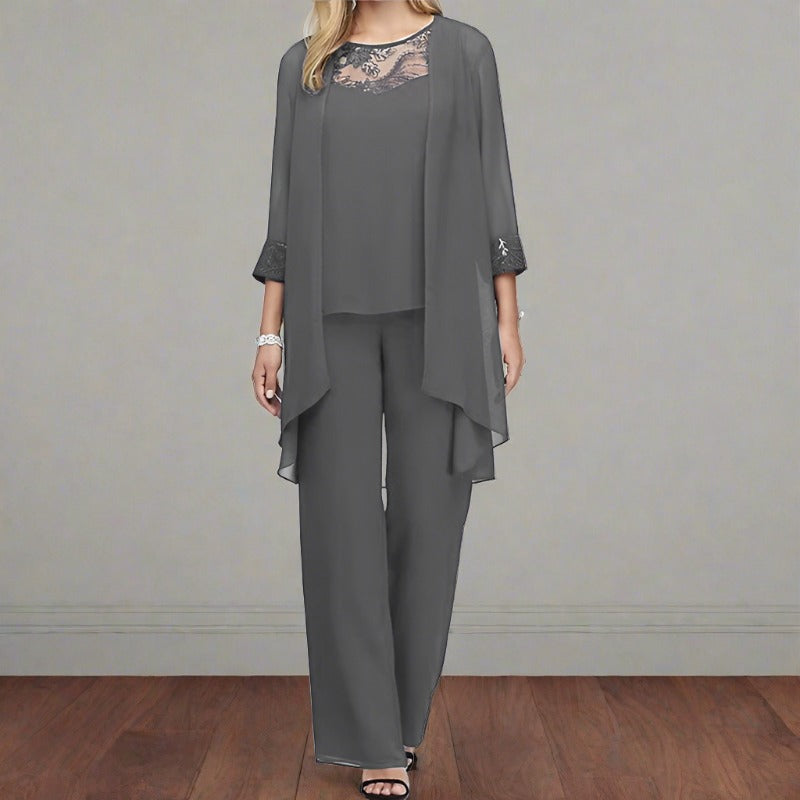Vivianne – Damen Set Dreiteilig Elegant Modern