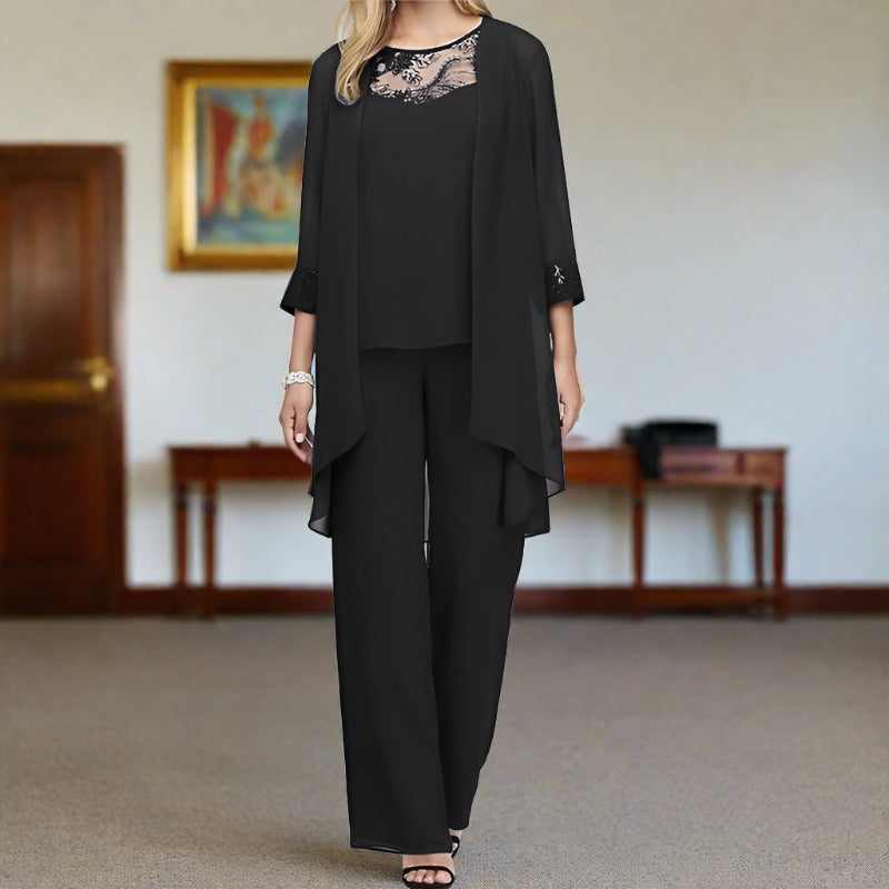 Vivianne – Damen Set Dreiteilig Elegant Modern