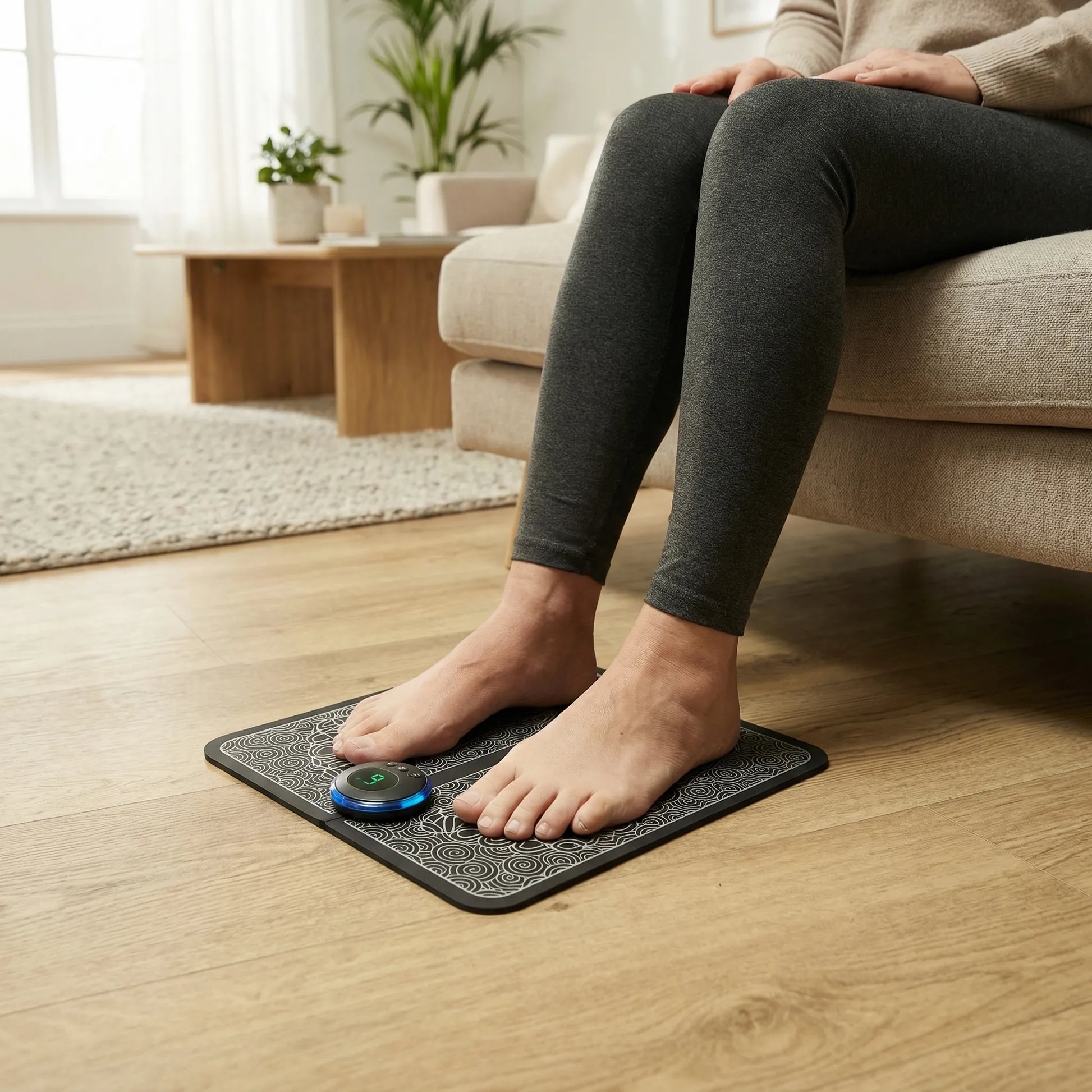 Navando | Elektrische EMS Voetmassagemat Met Afstandsbediening