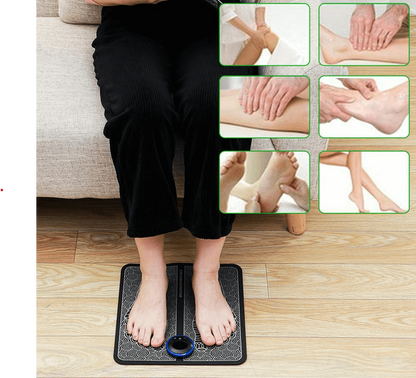 Navando | Elektrische EMS Voetmassagemat Met Afstandsbediening