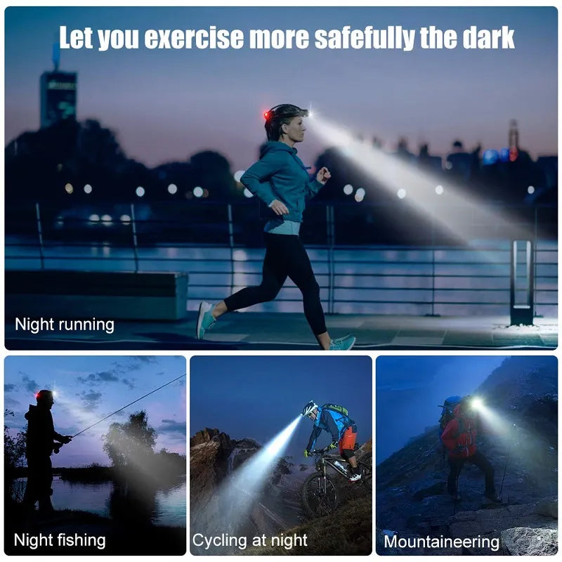 Navando | Verstelbare LED-Hoofdlamp Voor Buitenactiviteiten