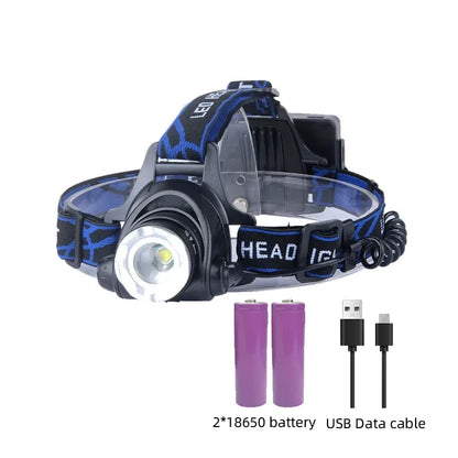 Navando | Verstelbare LED-Hoofdlamp Voor Buitenactiviteiten