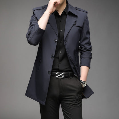 Richard | Men’s Single Breasted Lightweight Trench Coat