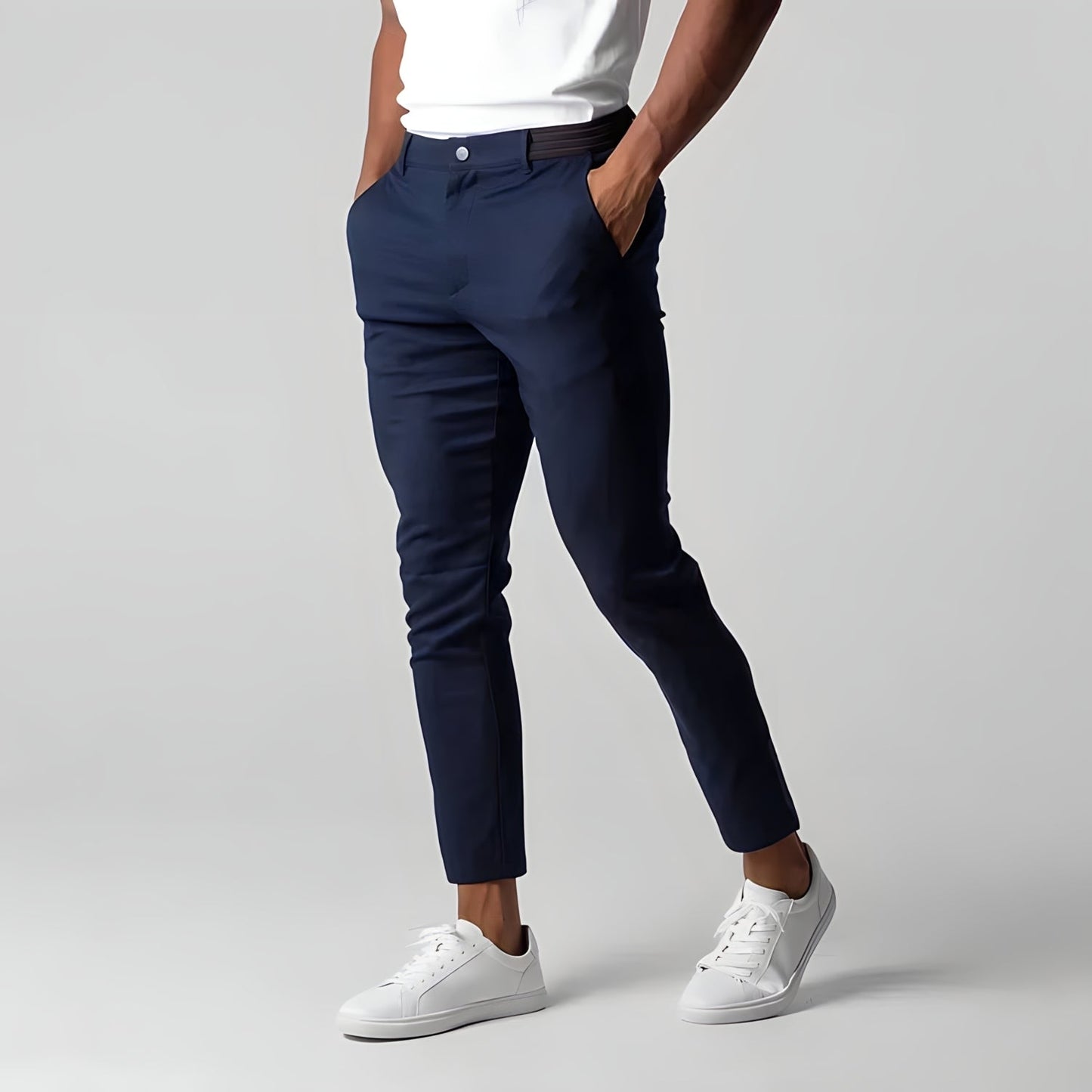 Chinos hombre elásticos elegantes cómodos – estilo moderno versátil diario
