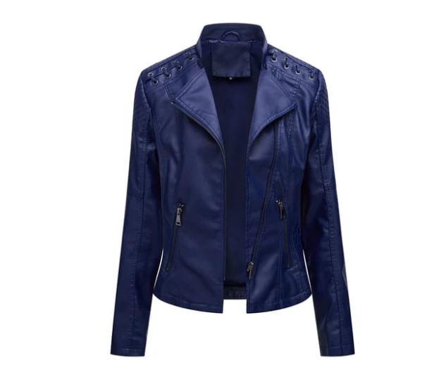 Lamb leather jacket for autumn