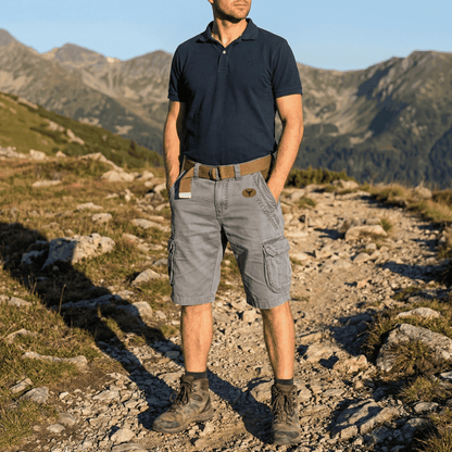Cargo Shorts Herren Regular Fit Freizeit Sommer