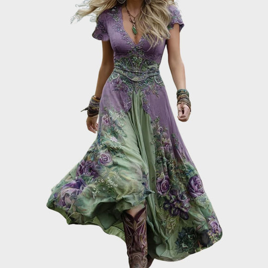 Isla™ | Vestido Maxi Colorido