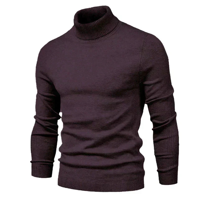 Eames | Warm Knitted wysoki dekolt sweater dla mężczyzn