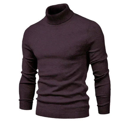 Eames | Warm Knitted wysoki dekolt sweater dla mężczyzn