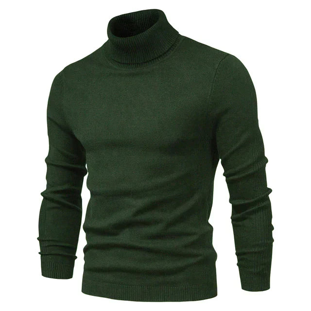 Eames | Warm Knitted wysoki dekolt sweater dla mężczyzn