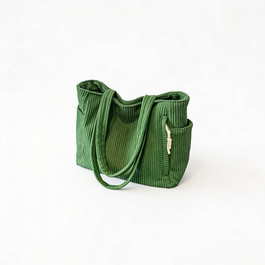 Noelle | Women’s Tote Bag With Soft Ribbed Texture And Handy Inner Pockets | Chic