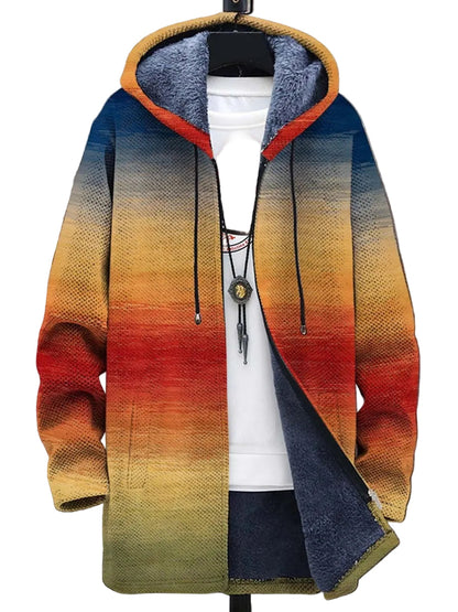 Noora | Unisex-Kapuzenjacke, inspiriert von luxuriöser Kunst