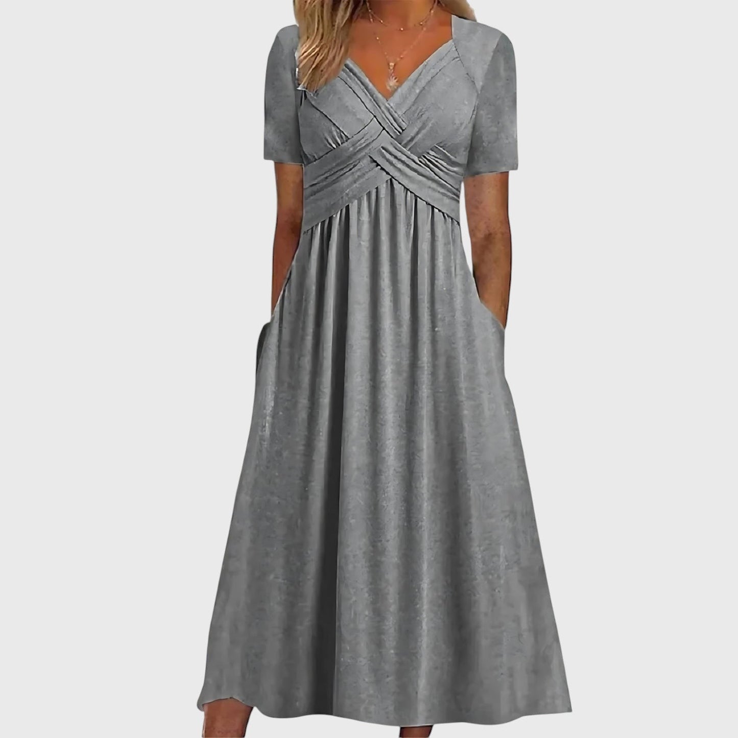 Isadora | Elegantna a-line midi haljina