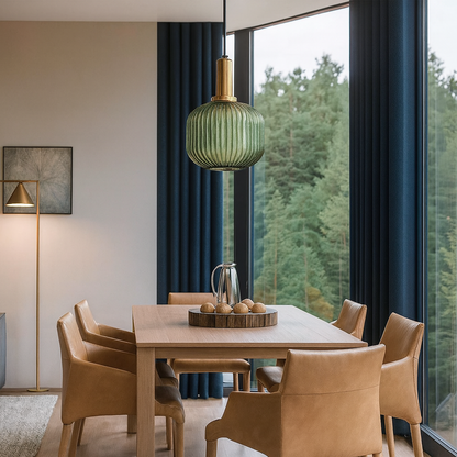 Nordic Retro Glass Pendant Light for Modern Interiors | Luvetis