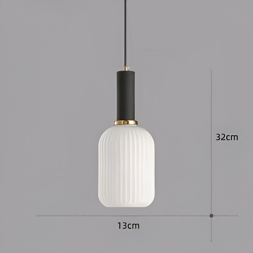Nordic Retro Glass Pendant Light for Modern Interiors | Luvetis