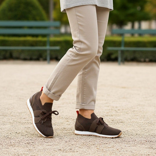 Baskets femme au design sportif, offrant un confort optimal. - 1