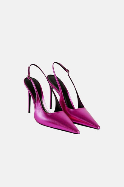 Nova - Slingback Pointed Toe Heels
