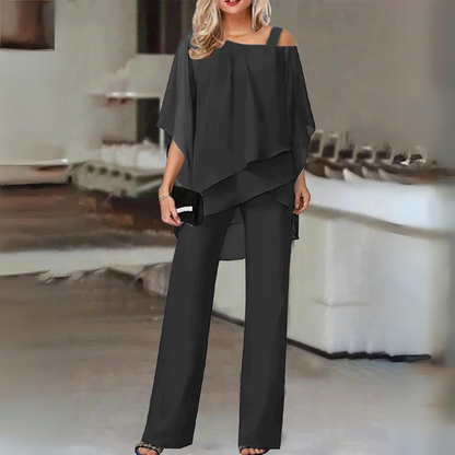other : Betty | Ensemble Tailleur Femme Élégant en 2 Pièces in Noir van Seroa