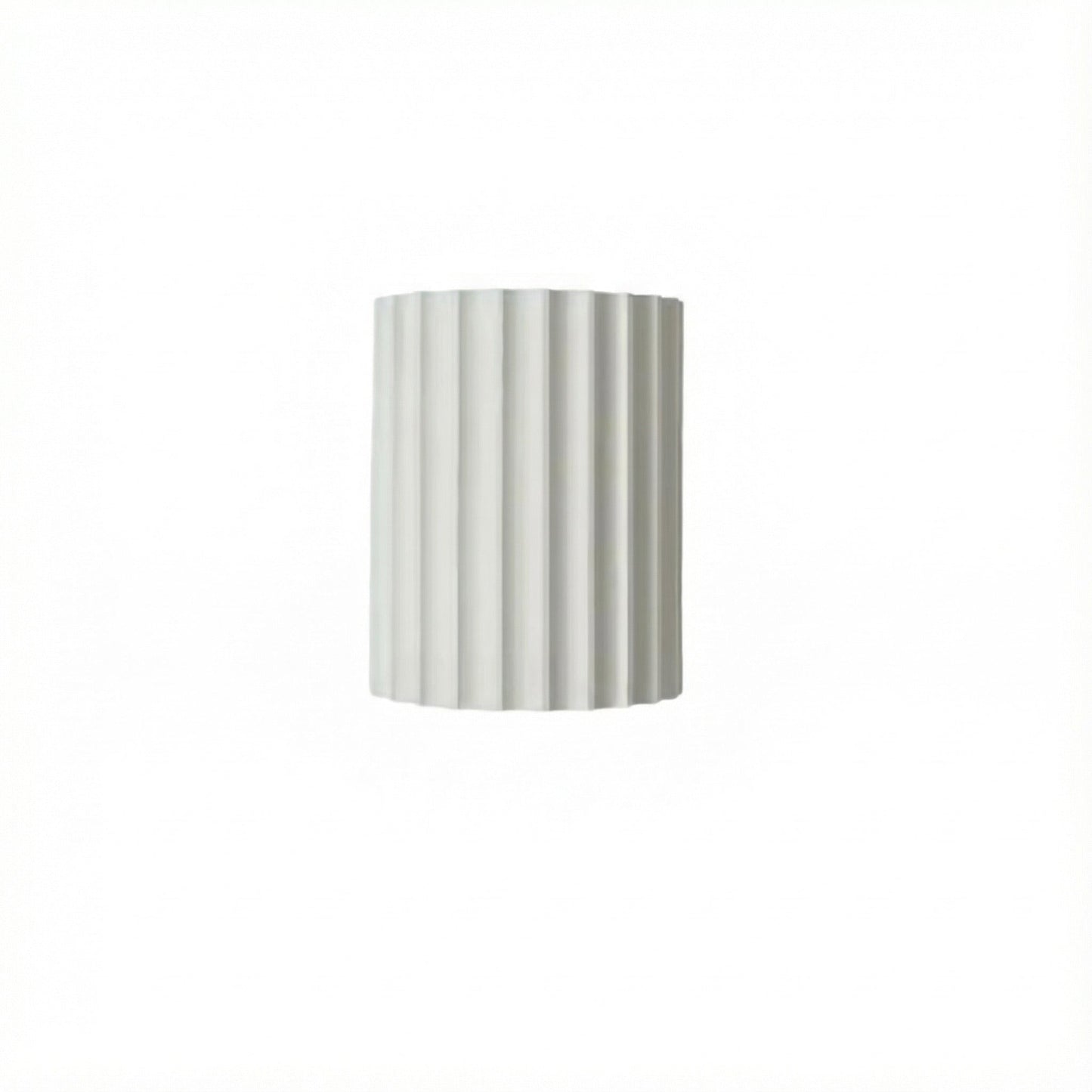 Freyza - Nordic Pleated Resin Wall Sconce | Modern Macaron Ribbed LED Lamp (16.5cm)