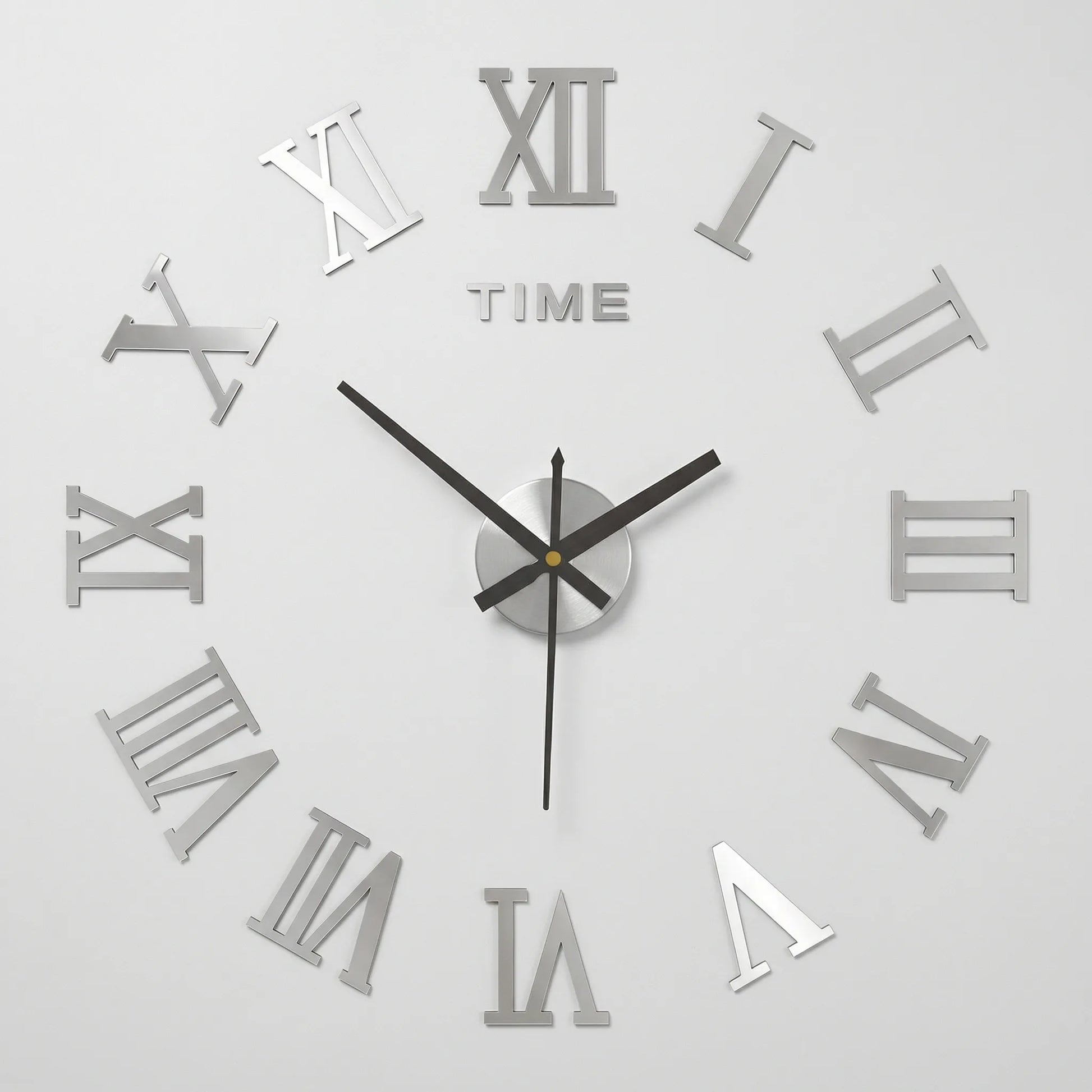 Numerovex - Large Round Roman Numeral Wall Clock- Modern Wall Decoration