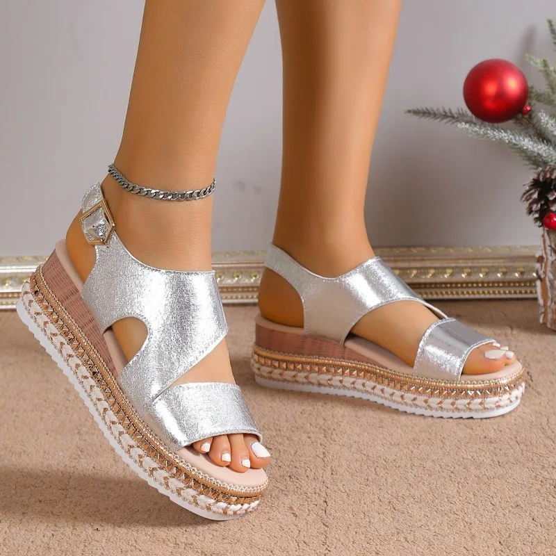 Karen | Glamour Platform Sandals - Image 1