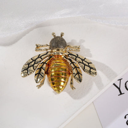 Women's Bee Pearl Brooch Insect High-grade Niche Brooches