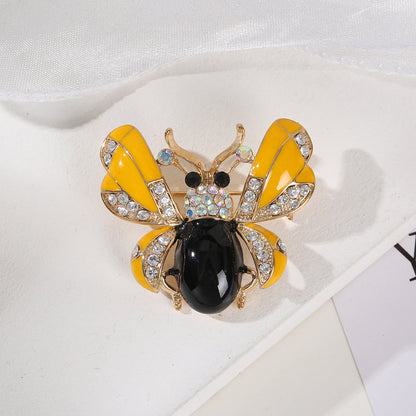 Women's Bee Pearl Brooch Insect High-grade Niche Brooches