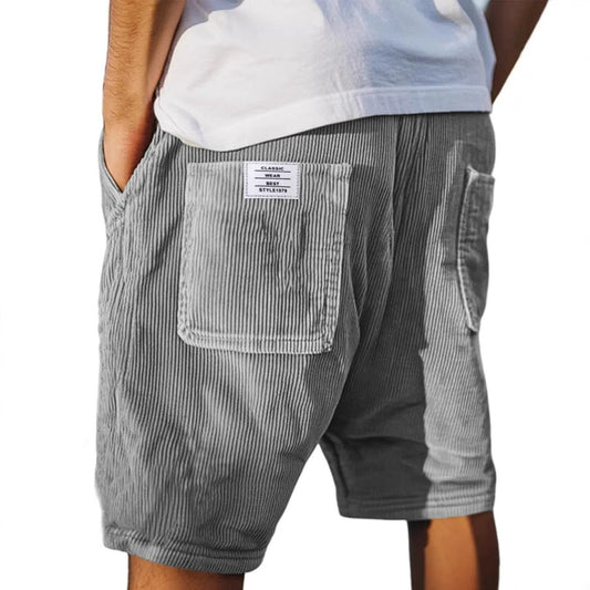 Duval Paris™ | Short en velours côtelé élégant