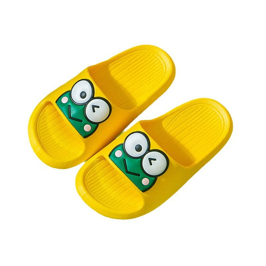 FroggyStep – Cartoon Kikker Kinderslippers