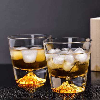 Whiskeyglas Edo Kiriko Handgemaakt Japans Kristal Set Houten Geschenkdoos Chamvin | Restfield