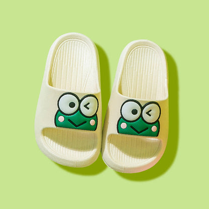 FroggyStep – Cartoon Kikker Kinderslippers
