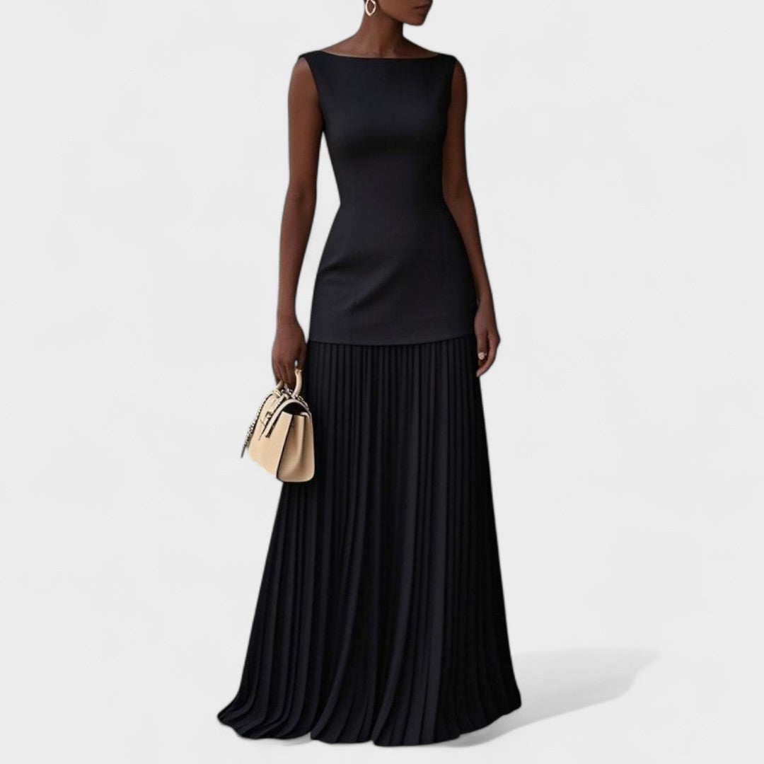 Jelena - Eleganta bezpiedurkņu kleita ar luksusa garumu