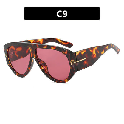 Stylische Pilotenbrille mit Farbverlauf